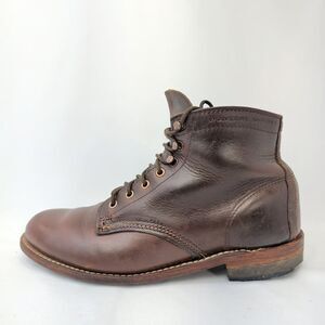 Wolverine 1000 Mile W05300 Boots Mens Brown Leather Ankle Lace Up USA Size 8.5